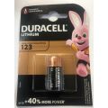 Duracell DL123A  - 1 blister card of 1 CR123A Lithium battery